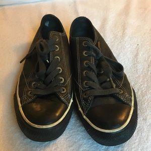 Converse Sneakers. Size 7.5. Black